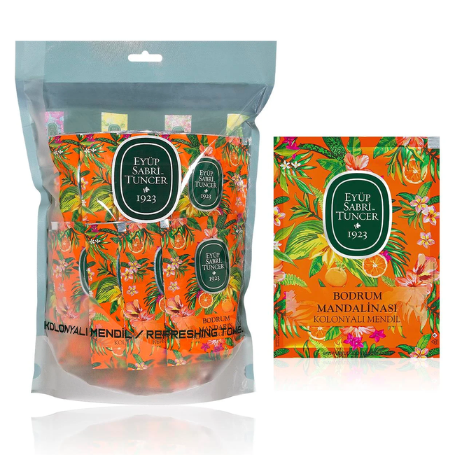 Eyup  Sabri Tuncer Bodrum Tangerine Keulen-doekjes, 50 stuks (groot formaat)