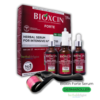 Bioxcin Set Bioxcin Forte Sérum Intensivo Anticaída 3 x 50 ml + DERMAROLLER