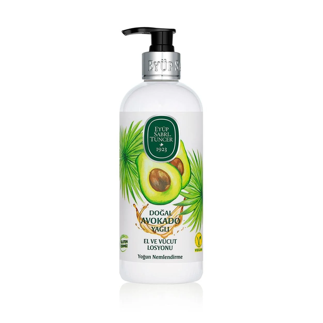 Eyup  Sabri Tuncer Hand- und Körperlotion mit Natürlichem Avocadoöl – 500 ml