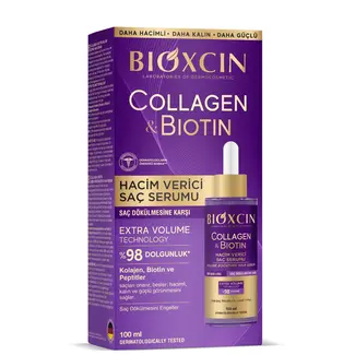 Bioxcin Collagen & Biotin Volumizing Hair Serum – For Fine and Flat Hair