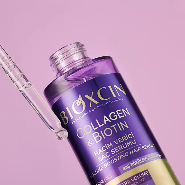 Bioxcin Collagen & Biotin Volumizing Hair Serum – For Fine and Flat Hair
