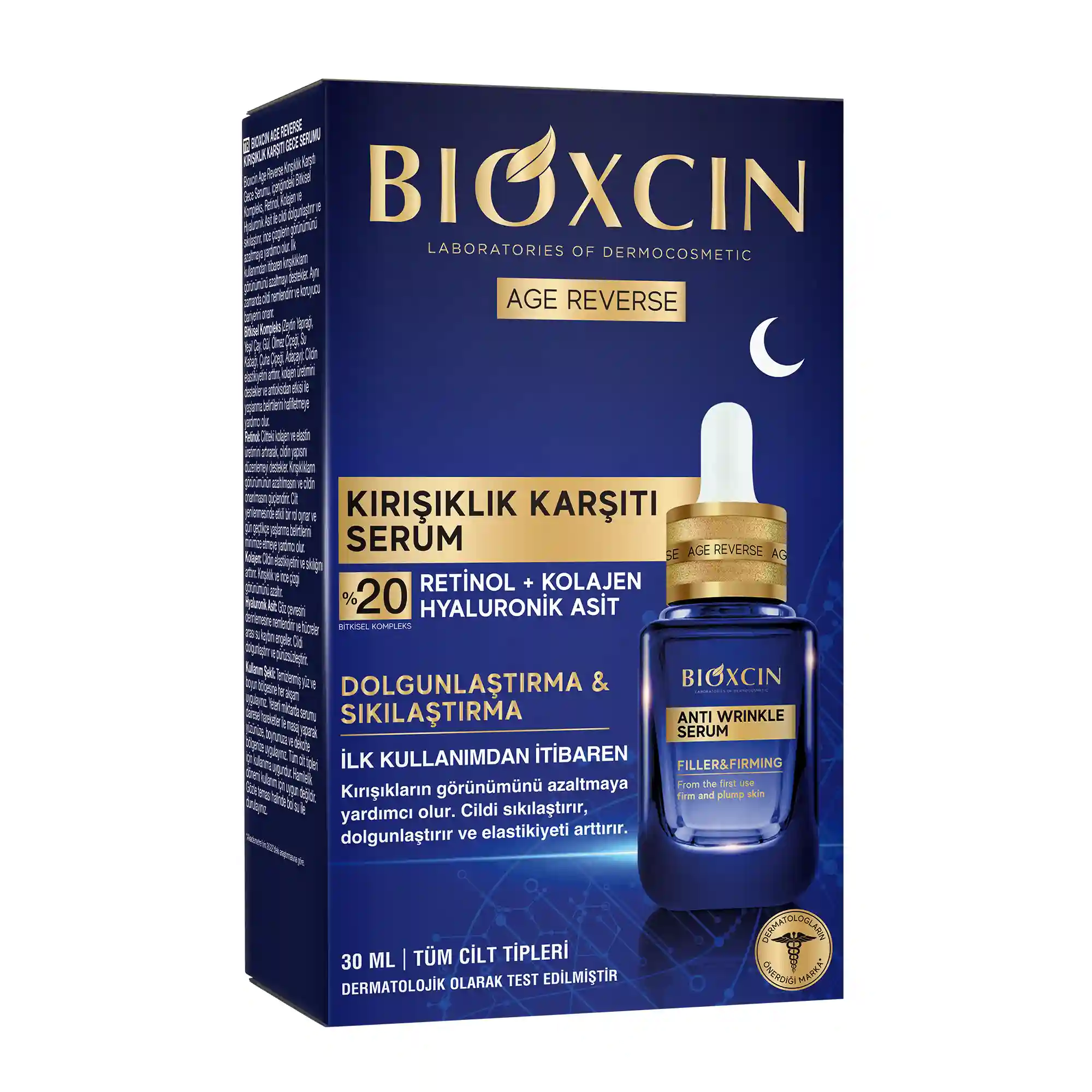 Age Reverse Kırışıklık Karşıtı Gece Serumu 30ml - HerbalDrogist.com