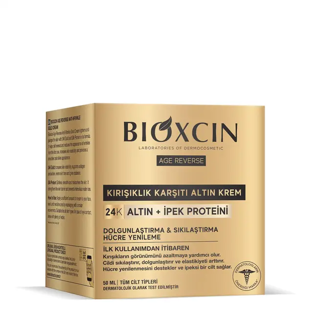 Bioxcin AGE REVERSE Wrinkle-Reducing Gold Cream - 50 ML