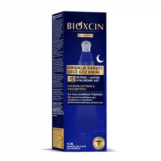 Bioxcin Bioxcin AGE REVERSE Contorno de Ojos Antiedad de Noche – 15 ml