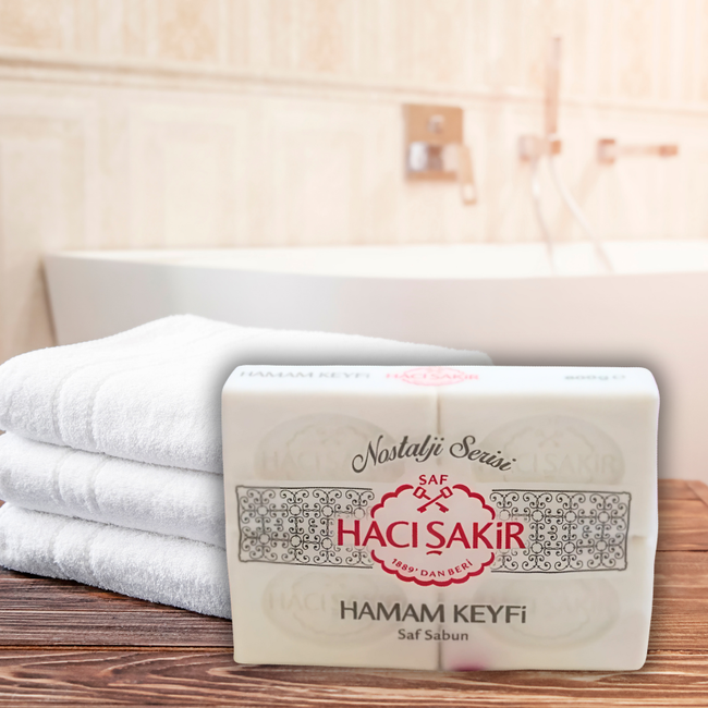 Hacı Şakir Hammam Delight Pure Soap (4 x 200 g)
