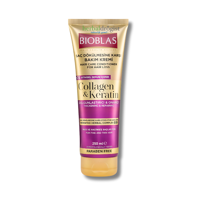 Bioblas Collagen + Keratin Conditioner 250 ml für schwaches und kraftloses Haar