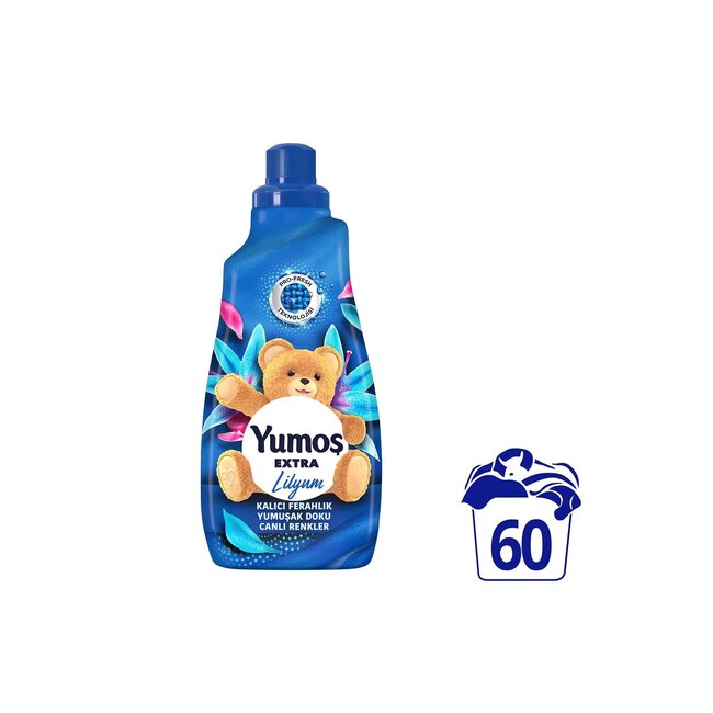Yumos Weichspüler Extra Konzentriert Lilie 1440 ml – 60 Wäschen