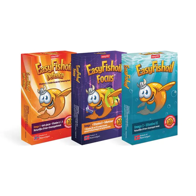 EasyVit Defence, Focus & Kids – Omega-3 Pack Avantage pour enfants
