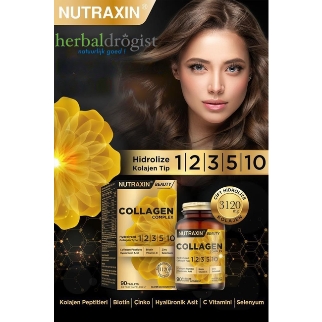 Nutraxin   Collagen Complex 90 Tabletas (Colágeno de Pescado)