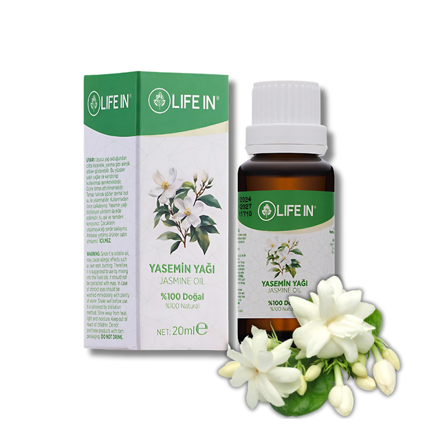Herbal Drogist Doğal Yasemin Yağı 20 ml – Cilt Bakımı ve Rahatlama İçin