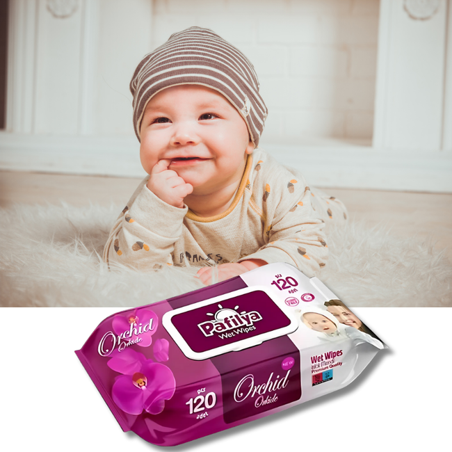 Pafilya Orchid Wet Wipes 120 Pieces
