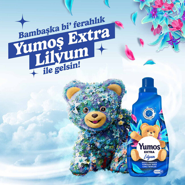 Yumos Suavizante Concentrado Yumoş Extra Lirio 1440 ml – 60 Lavados