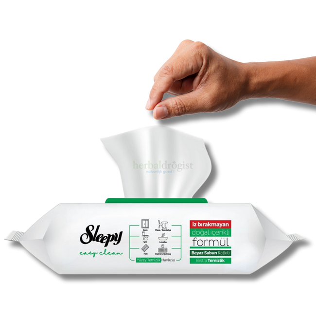 Sleepy Easy Clean Witte Zeep Toegevoegde Oppervlaktereinigingsdoek 100 Stuks