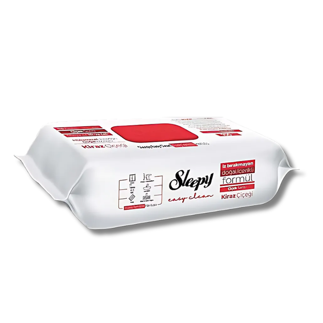 Sleepy  Kiraz Çiçeği Yüzey Temizlik Havlusu – 100 Yaprak