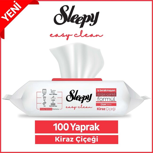 Sleepy Easy Clean Reinigungstücher Kirschblüte – 100 Stück