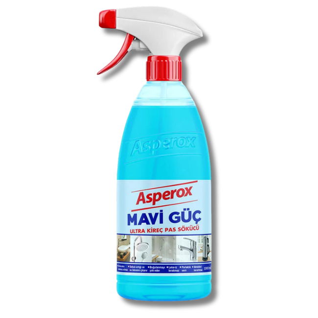 Asperox Spray Puissance Bleue 1 Litre – Détartrant et Antirouille