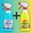 Asperox Blau Kraft & Gelb Kraft 1 L Reinigungsset – Kalk-, Rost- und Fettentferner