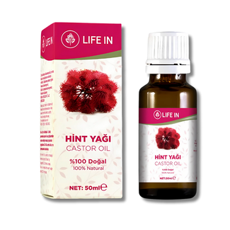 Herbal Drogist Doğal Hint Yağı 50 ml – (Saç, Kaş ve Cilt Bakımı İçin Saf ve Soğuk Sıkım)