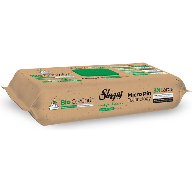 Sleepy Toallitas de Limpieza Bio Easy Clean   – Pack de 3