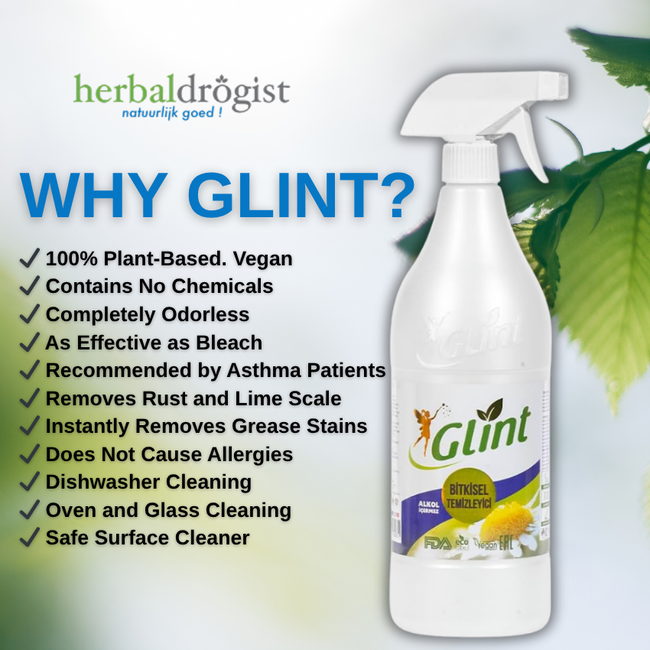Glint Herbal Stain & Grease Remover – Multi-Purpose Cleaner 1L