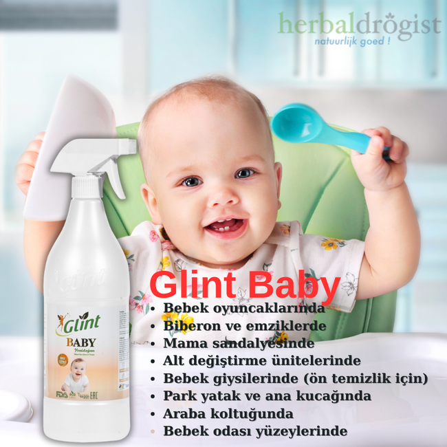 Glint  Bitkisel ve Kimyasalsız Bebek Temizleyici – 1000 ml