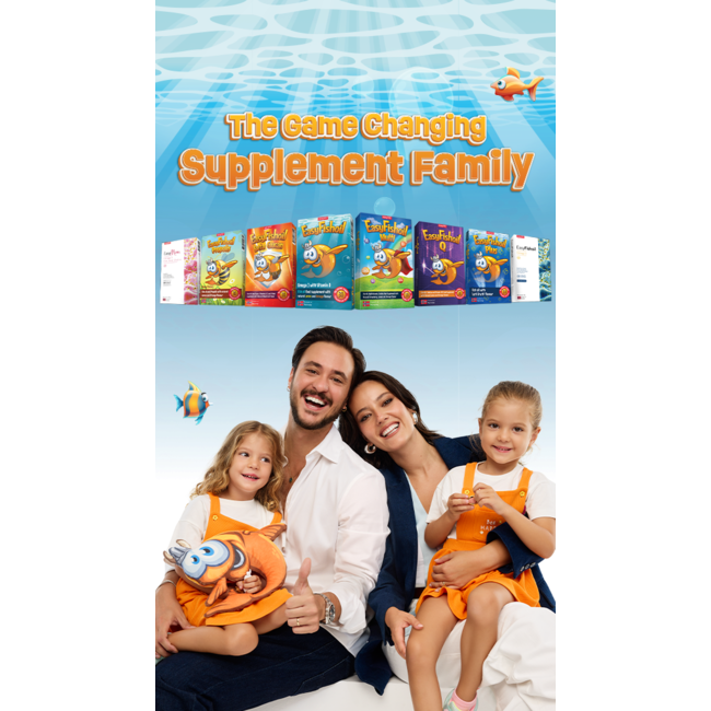 EasyVit-EasyFishOil EasyFishoil Grow Niños Omega-3 & Vitamina D3 – Crecimiento y Desarrollo – 30 Gummies