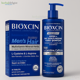 Bioxcin Bioxcin Men Anti-Schuppen und Haarausfall Set: Shampoo & Vitamin Tablette