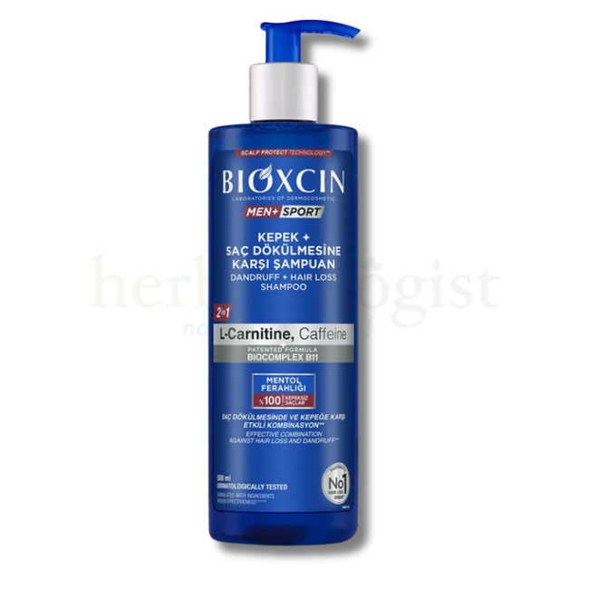Bioxcin Men Anti-Dandruff and Hair Loss Set: Shampoo & Vitamin Tablet