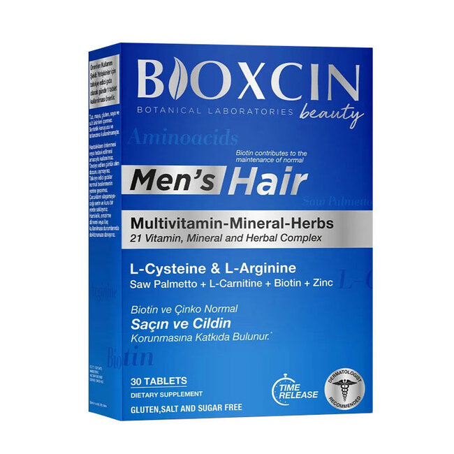 Bioxcin Men Anti-Pellicules et Perte de Cheveux Set : Shampooing & Comprimé Vitaminé