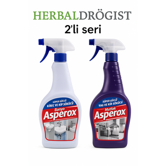 Asperox Asperox Puissance Double – Set Cuisine & Salle de Bain (2 x 750 ml)
