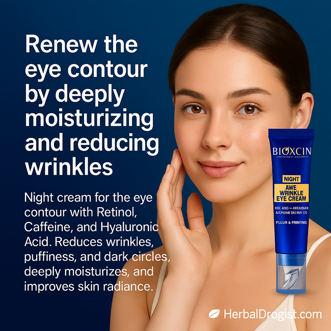 Bioxcin AGE REVERSE Crème de Nuit Anti-Rides pour les Yeux – 15 ml