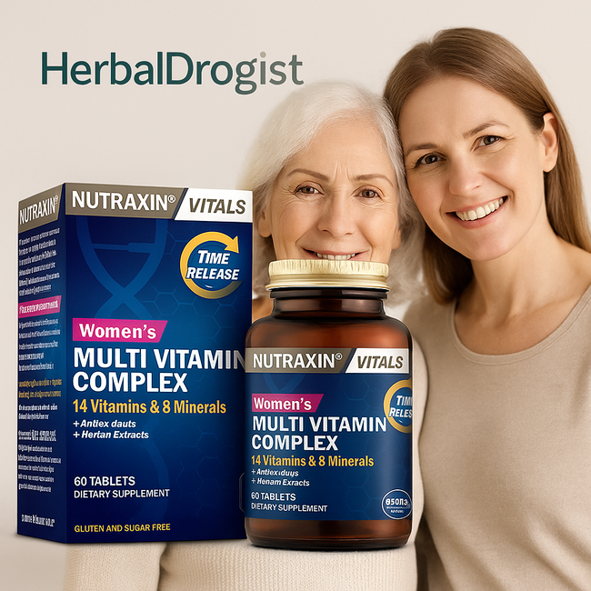 Nutraxin   Multivitamine-mineraalcomplex 60 tabletten (Voor Vrouwen)