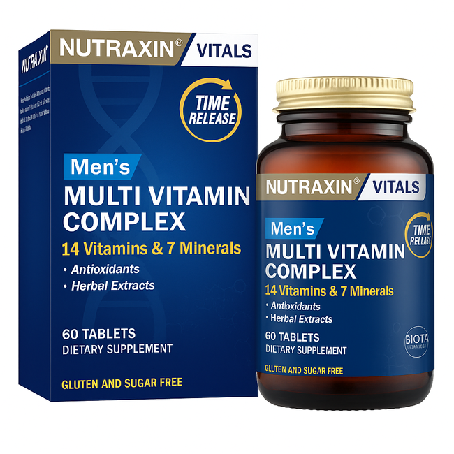 Nutraxin   Multivitamin and Mineral Complex 60 Tablets (for men)