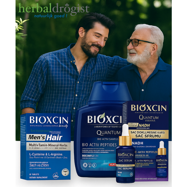 Bioxcin Pack de Soin Puissant Contre la Chute des Cheveux pour Hommes