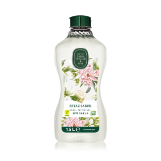 Eyup  Sabri Tuncer Eyüp Sabri Tuncer Jabón Líquido Natural con Aceite de Oliva Aroma Jabón Blanco 1,5 L