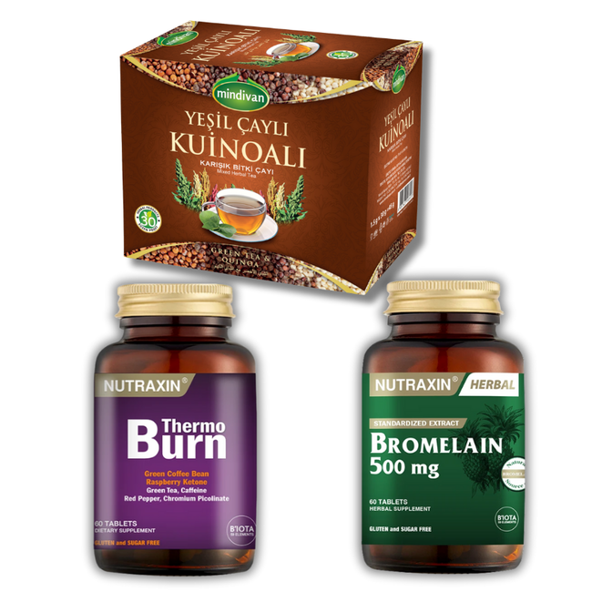 Herbal Drogist 3’lü Kilo Verme Paketi – Bitkisel Zayıflama Desteği