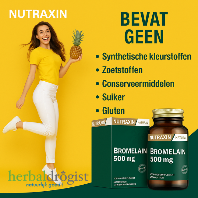 Nutraxin   Bitkisel Bromelain 500 mg 60 tablet