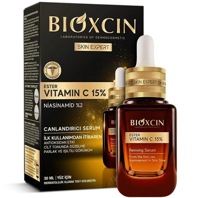 Bioxcin Sérum revitalisant Ester Vitamine C 15% Niacinamide (B3) 30 ml