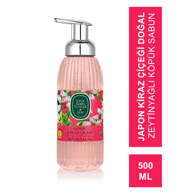 Eyup  Sabri Tuncer Japanse Kersenbloesem Natuurlijke Olijfolie Schuimzeep 500 ml