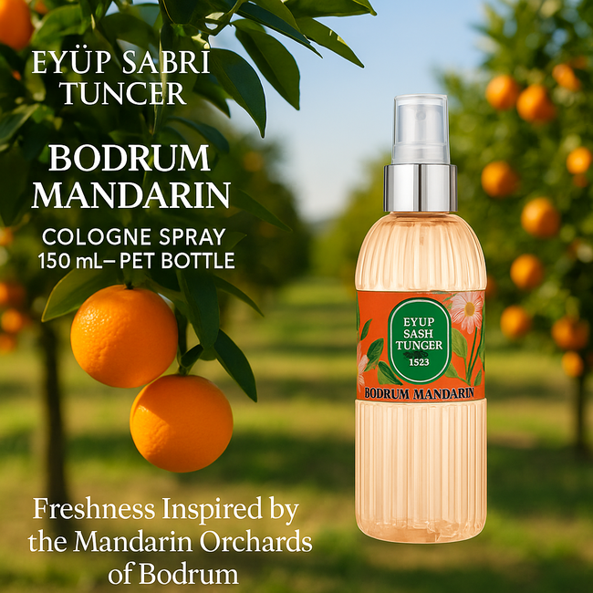 Eyup  Sabri Tuncer Bodrum Mandarine Spray Kölnischwasser 150 ml – PET-Flasche