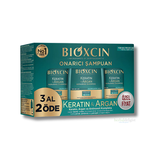 Bioxcin Bioxcin Keratin & Argan Reparierendes Shampoo 300 ml – 3 Kaufen 2 Zahlen