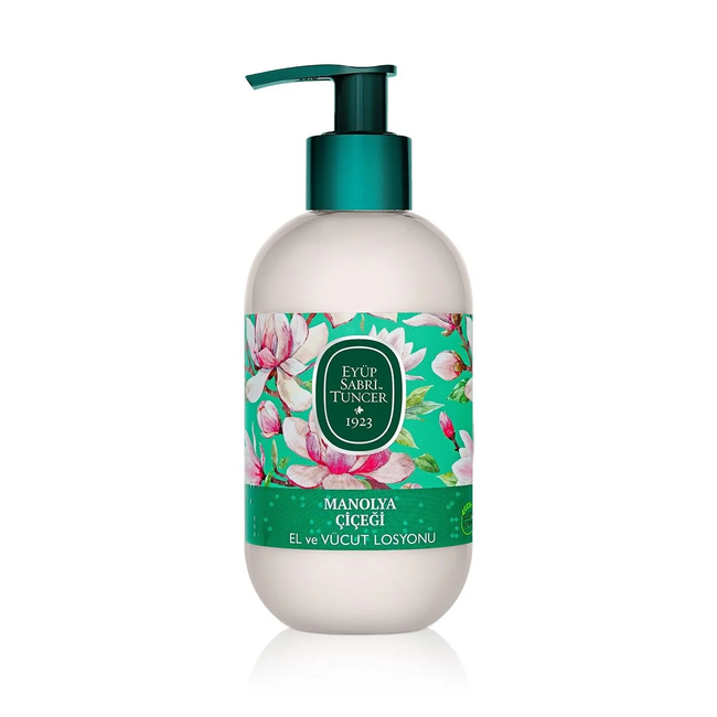 Eyup  Sabri Tuncer Magnolia Blossom Natural Olive Oil Hand & Body Lotion 280 ml | Moisturizing & Nourishing Care