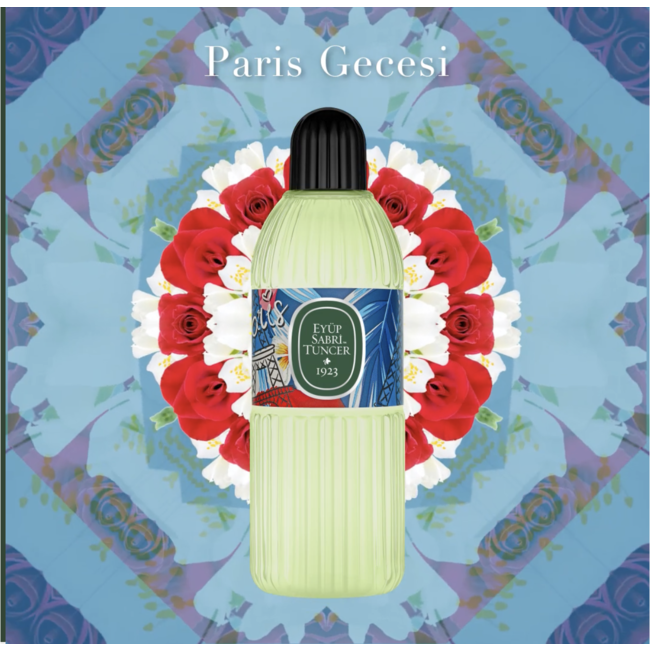 Eyup  Sabri Tuncer Eau de Cologne Nuit de Paris 400 ml – Bouteille PET | Élégance Florale & Poudrée