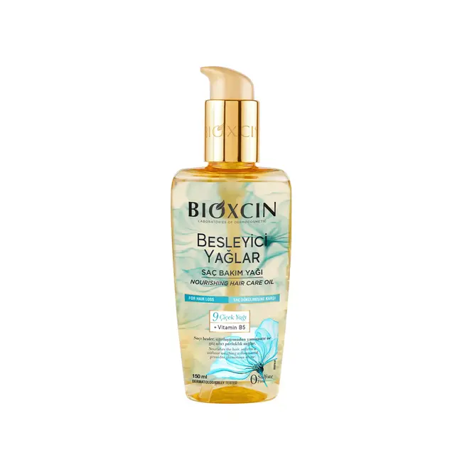 Bioxcin Huile Nourrissante pour les Cheveux 150 ml – Avec 9 Huiles de Fleurs, Vitamine B5 et BioComplex B11 pour des Cheveux Forts