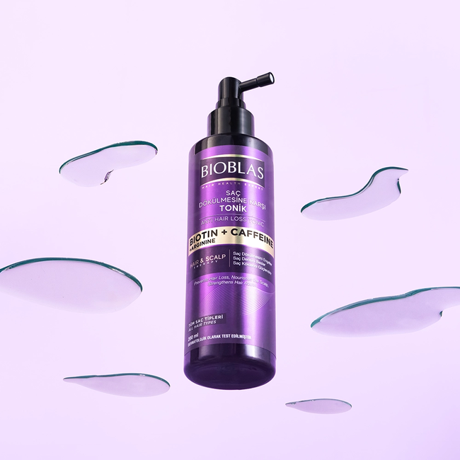 Bioblas Anti-Hair Loss Tonic 200 ml– With Biotin, Caffeine & Arginine