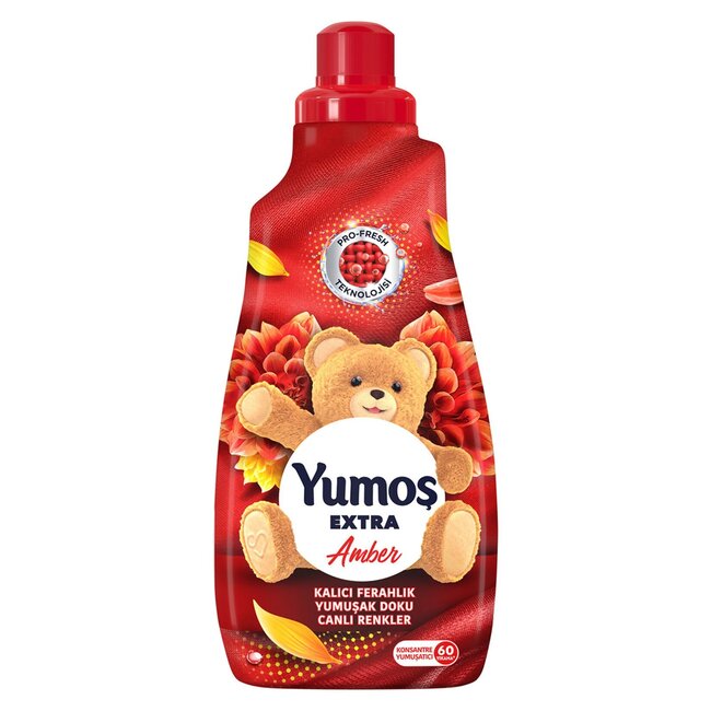 Yumos Suavizante Concentrado Ámbar 1440 ml – 60 Lavados