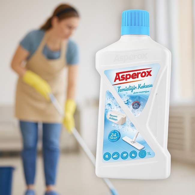 Asperox Scent of Clean Surface Cleaner White Soap 1 L – Natural, Hypoallergenic and Long-Lasting Freshness