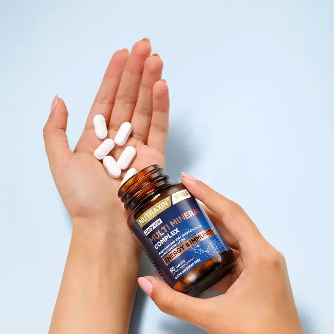 Nutraxin   Multi Mineral Complex 12 Mineral – Dagelijkse Mineralenondersteuning 60 Tabletten