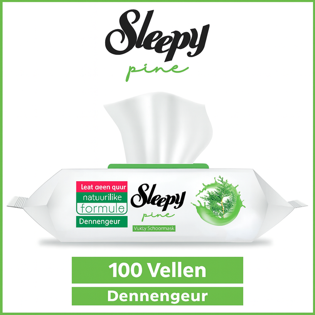 Sleepy Pine Lingettes Nettoyantes Fraîcheur de Pin 100 Feuilles – Nettoyage en Profondeur et Pureté Naturelle