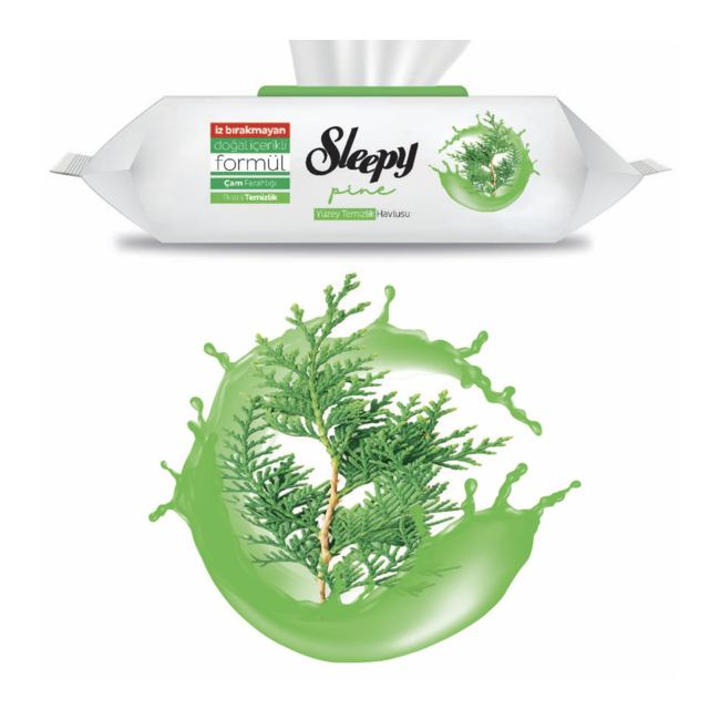 Sleepy Doğa Serisi Yüzey Temizlik Havlusu 3x100 (300 Yaprak) – Çam, Okyanus ve Dağ Esintisi ile Doğadan Gelen 3 Kat Temizlik ve Ferahlık